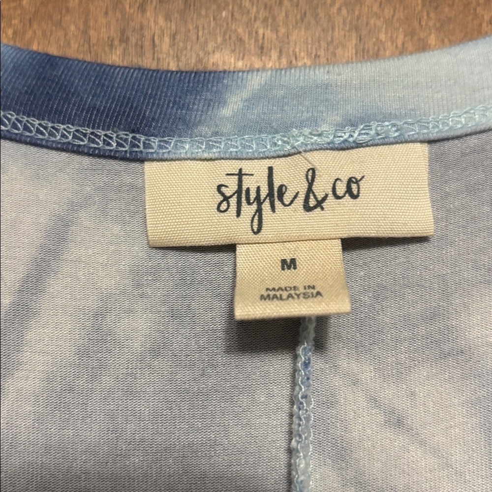 Style and Co Tie Dye Maxi Dress Size Medium - Picture 2 of 6